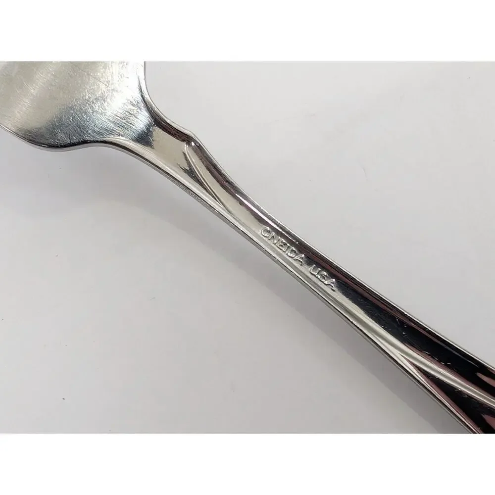 Oneida Flight Reliance 9 Dinner Forks Lot Set Stainless Steel
